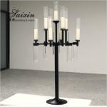 13 Arm Branch Glasses Metal Gold Candelabra Wedding Metal And Crystal Candelabra