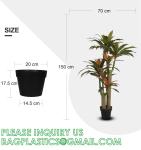 Dracaena Silk Plant Artificial 5ft Faux House Plants Evergreen Dracaena