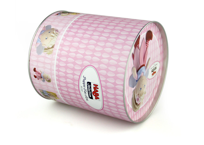 Carton Design Paper Tube Paper Composite Cans With Movable Tinplate Lid