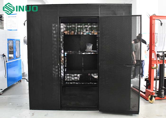 Windproof Chamber For Lamps Product Temperature Measurement Customizable Size IEC 60598-1