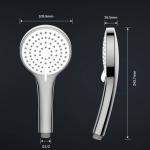 Modern Bathroom Handheld Shower Comfortable Grip Surface Treatment Button To