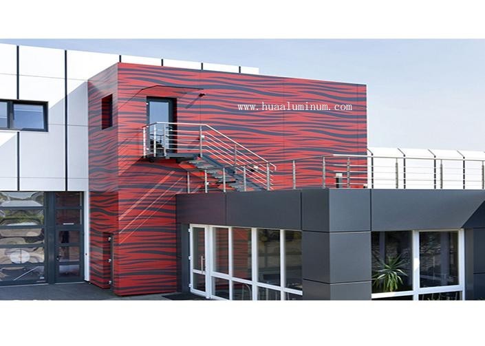 1500*3050mm Wood Texture Aluminum Composite Panel , Antibacterial 4mm Composite Panel