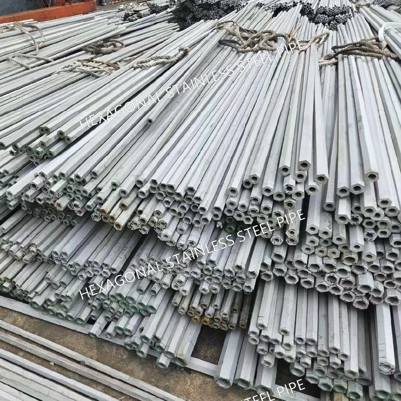 TP321 Stainless Steel Hexagonal Hollow Tube 321 Stainless Steel Hex Pipe S14 - S75mm