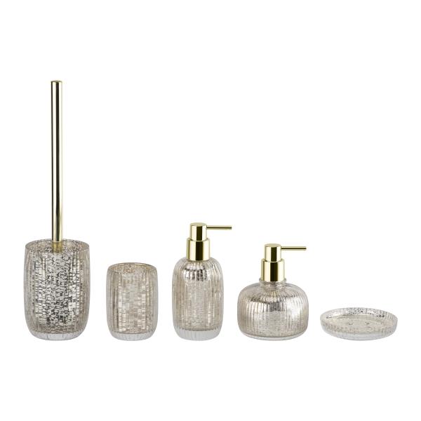 Mercury Glass Bathroom Accessories Pumpkin Shpaed Bathroom Countertop Accessorie