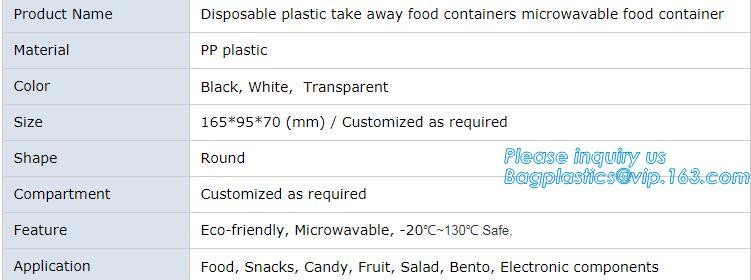 Factory Direct Lid Plastic Lunch Box Clear Food Container,Keep Fresh Crisper Food Box,Fresh Boxpp packaging disposable c