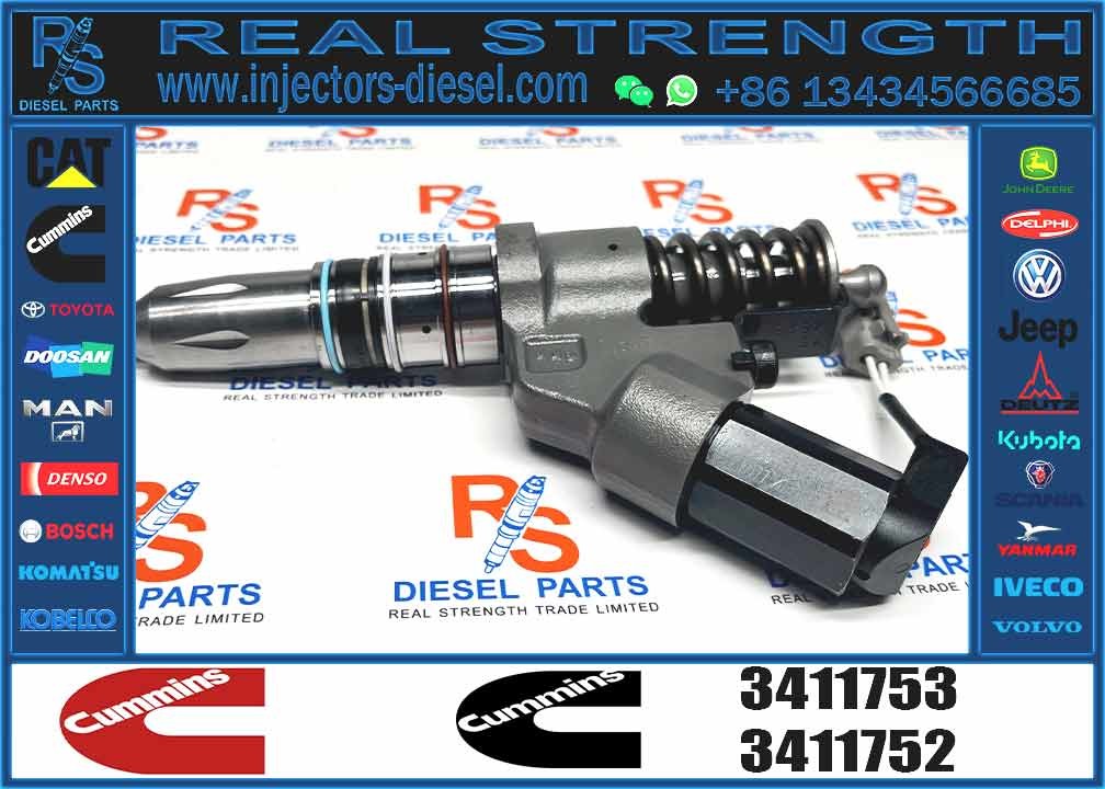 Diesel Fuel Injector Common Rail Injector 3411761 CUM-MINS M11 3411761 4903084 4061851 4902921 3411752 3411753 3411756