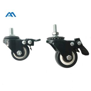 Wholesale Rubber Swivel Heavy Duty Caster Wheel Flat Plate Stem from china suppliers