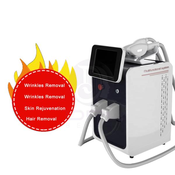 1064 1320 532 nm IPL Hair Removal Q Switched ND Yag Laser Tattoo Removal Wrinkle
