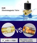 low price 2 way brass solenoid valve 12V/24V/220V with Normally Closedvalve