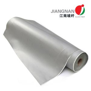 Wholesale 0.45mm 260℃ Heat Protection Fiberglass Fabric With Silicone Glue One Side from china suppliers