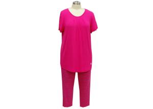 Wholesale 95% Viiscose 5% Elastane Womens Holiday Pajamas Short Sleeve Pj Set Spring Sleepwear from china suppliers