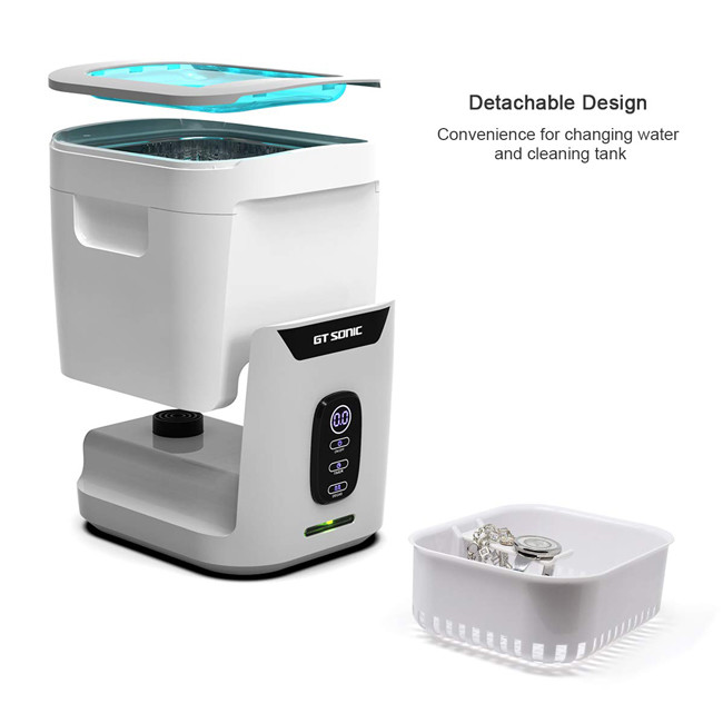 40kHz Ultrasonic Jewelry Cleaner With Detachable Tank 1900G GT - F4
