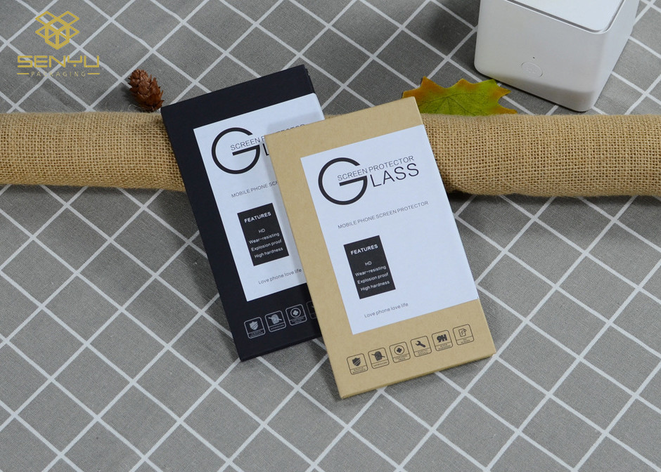 Custom Printed Mobile Accessories Packaging Screen Protector Packaging Box