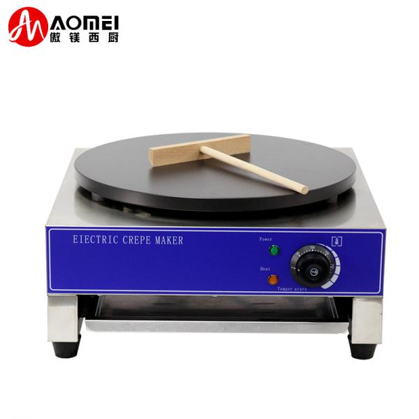 Commercial CE Double Plates Crepe Maker Temperature 50-300C Electric Pancake