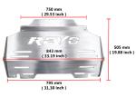 Toyota Hilux Revo 2016 Upgrade Spare Parts TRD Style Bottom Steel Skid Plate