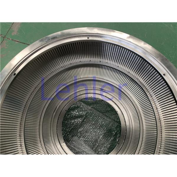 Paper Industry Wedge Wire Basket Pressure Screen Basket Non - Clogging