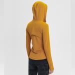 Zipper 150 gsm Drawstring Hoodie Jacket With Pocket Lightweight Workout Jersey