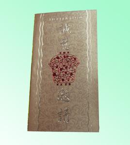 Wholesale Custom Printing Paper Card , Greeting Cards CMYK Colors OEM Design from china suppliers