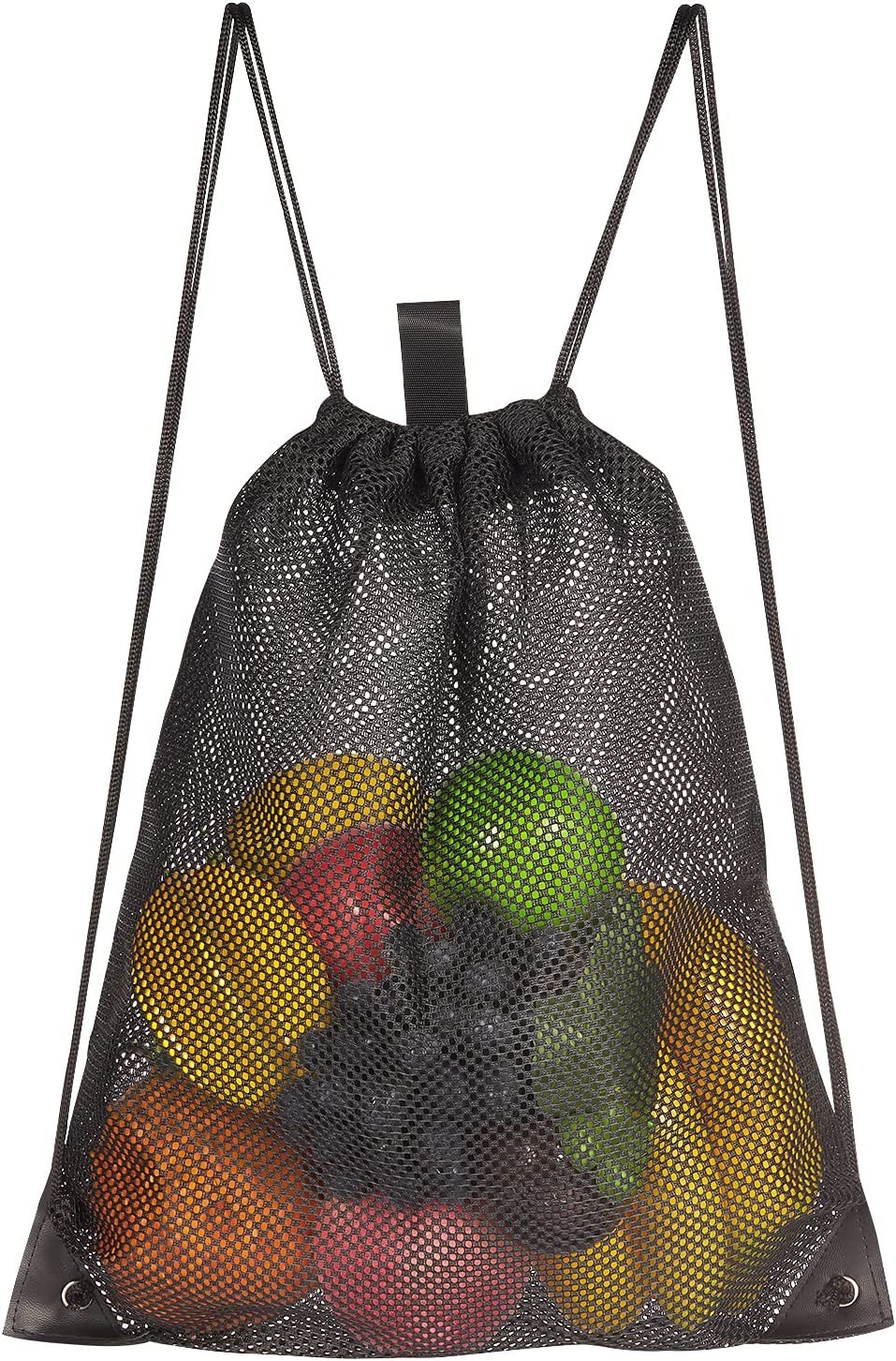 Mushroom Hunting Mesh String Bag For Gym Laundry Seashell Toy And Beach Finds