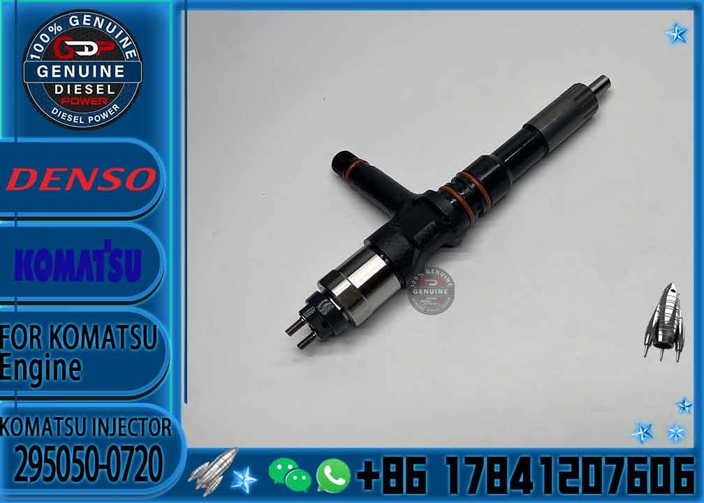 Huida SAA6D125E-6 engine fuel injector 6252-11-3100 295050-0720 with genuine packing