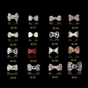 Wholesale Hot NEW Wholesale Alloy Jewelry 3D Nail Art Jewelry Nail rhinestones Sticker Supplier Number ML786-801 from china suppliers