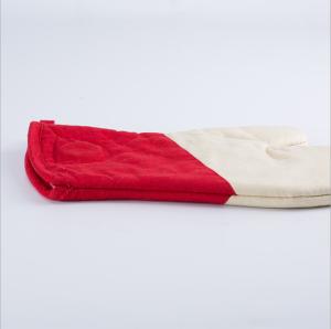Wholesale OEM Kitchen Printed Oven Mitts Silk Screen Printing For Heat Resistant Work from china suppliers