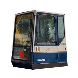 Wholesale Green Excavator Front Windscreen Replacement Bending Resistant from china suppliers
