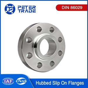 Wholesale Flanges Slip On DIN 86029 Slip On Flanges Hub PN 10 Carbon Steel Slip On Flange A105 For Oil and Gas Pipelines from china suppliers