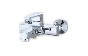 Wholesale Contemporary Bathtub Bathroom Sink Faucets Chrome Polished , Wall Mounted Type from china suppliers