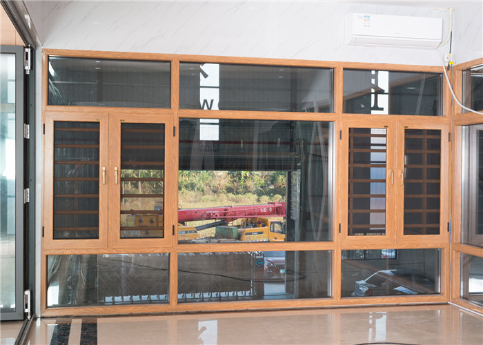 Impact Resistant Aluminum Glass Window , House Aluminium Sliding Windows
