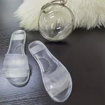 Flat Heel EVA Female Jelly Slippers ODM Acceptable