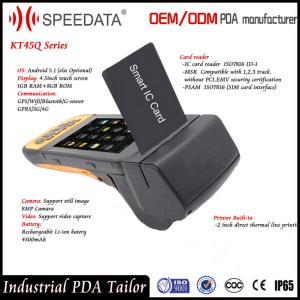 Wholesale Wifi GSM Rugged Barcode Scanner for Android Chip Card , 8MP Camera from china suppliers