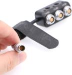 2 Pin To 2 Pin Power Cable Splitter Box For ARRI RED Cameras CE Certified