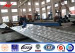 66 Kv Steel Electrical Power Pole / Transmission Pole High Steel Yield Strength