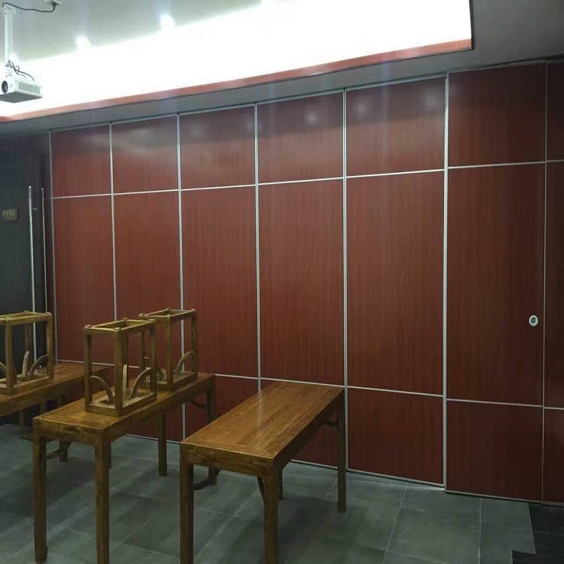 Banquet Hall Acoustic Folding Partition Wall Top Hung Without Floor Track