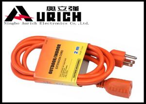 Wholesale Waterproof 3 Pin Plug UL Power Cord / International Power Cables 125V 15A from china suppliers
