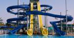 18.5Kw / Hour Fiberglass Water Slide Amusement Park Swimming Pool Equipment