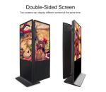 High Resolution 1920*1080 Floor Stand Advertising Player Lcd Touch Screen Totem