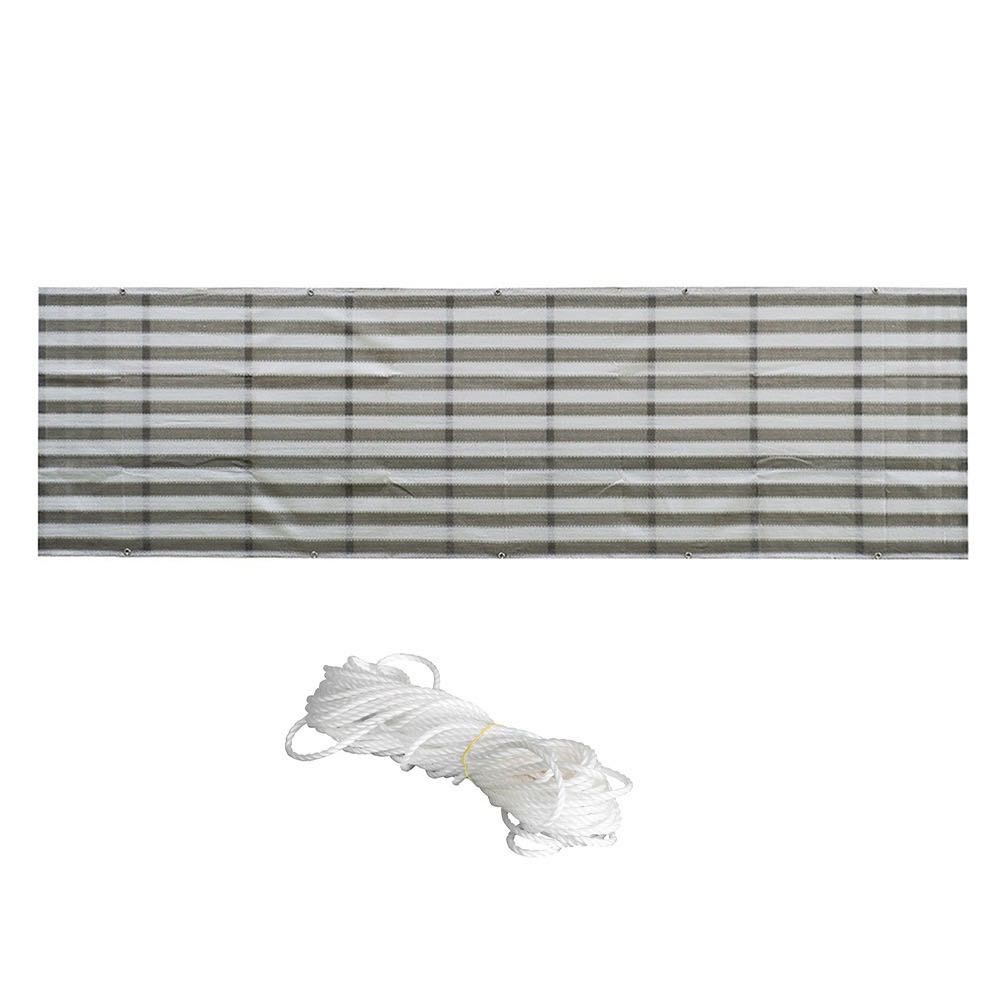 Balcony Hdpe Shade Net 0.9x5m UV Sail Finishing