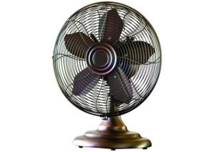 Wholesale 12 Inch Electric Retro Metal Tabletop Fan Air Cooling 4 Blade 120v Ce Certificate from china suppliers