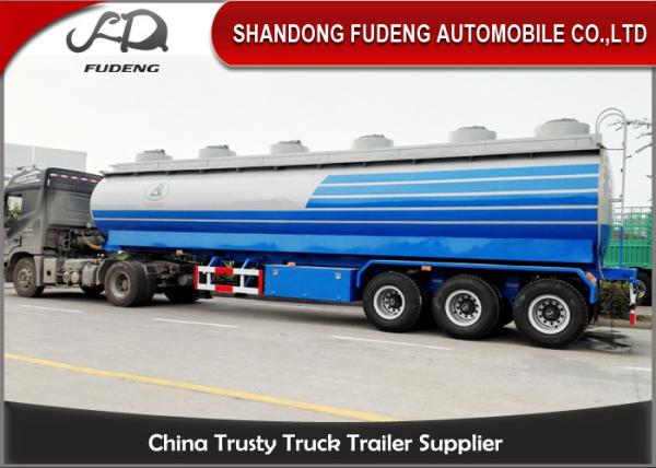 Carbon Steel 15000 Gallon 50m³ Fuel Tanker Semi Trailer 12 Wheeler Plam Oil
