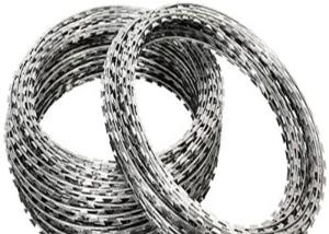 Wholesale Cbt-65 Concertina Razor Barbed Wire Hot Dip Galvanized For Anti Piracy Security Fence from china suppliers