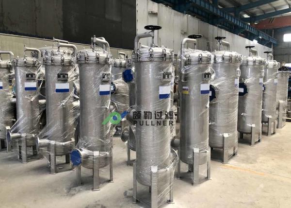 Micro Pleated Stainless Steel Filter Housing For Liquid Filtration Internal