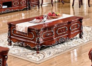 Wholesale European Antique Style wooden Coffee Table With Drawer from china suppliers