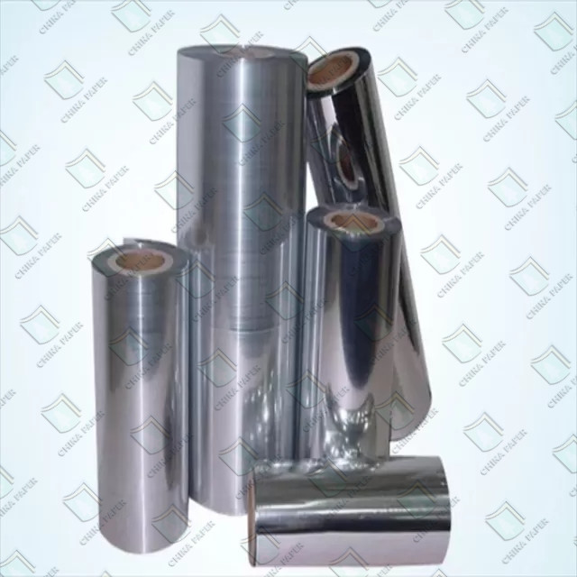 Chian Factory Wet Strength Metallic Cardboard Paper 70gsm Silver Metallized Coated Paper