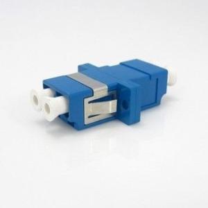 Wholesale Singmode Fiber Optic Connector Adapters Dulex Adapter Nickel Plated Brass Body from china suppliers