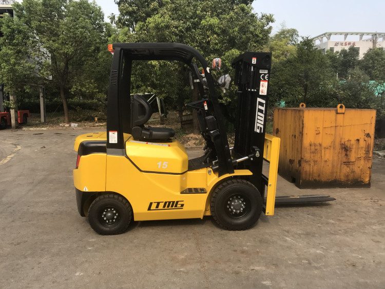 LTMG side shifter 2 stage mast forklift 1.5ton mini forklift with solid tyres