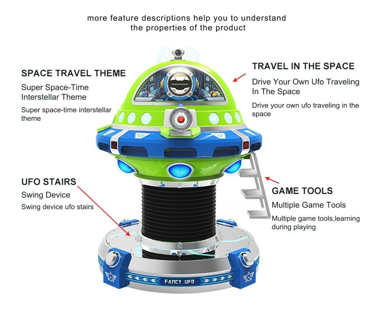 Swing Kiddie Ride Game Machine Indoor Amusement Equipment OEM ODM