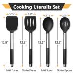 Kitchen cooking utensils 4 sets,for non-stick cookware flipping mixing