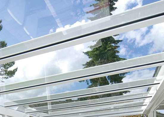Curtain Wall Clear Tempered Glass / Frosted Security Glass With Good Heat Stability